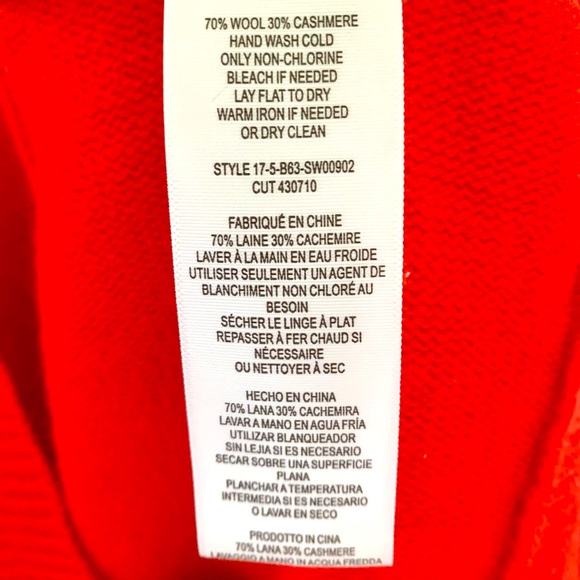 Joie Wool/Cashmere Blend Ruched Tie Sleeve Sweater - Picture 5 of 8